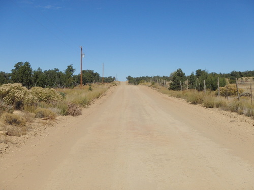 GDMBR: Northbound on CR-41.